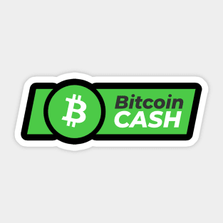 Bitcoin cash Crypto Bitcoincash BCH Token BHC Cryptocurrency coin Token Sticker